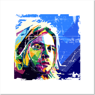 Kurt Cobain in Pop Art Posters and Art